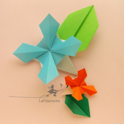 fleur de bleuet à coller