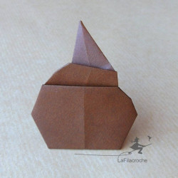 Crotte en origami