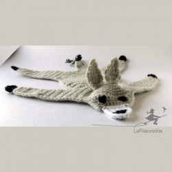 Peau de bête tricotée