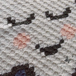Couverture Bébé nuage au crochet
