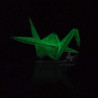Grue origami phosphorescente