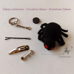 Araignée en laine pour créations