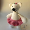Ours blanc en tutu rose