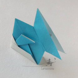 Pliage poisson en papier