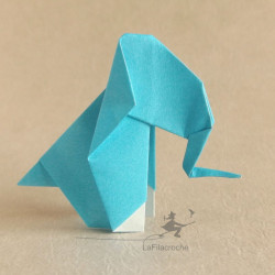 Eléphant en origami