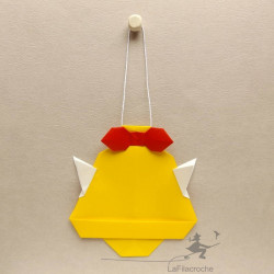 Cloche de Pâques en origami