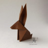 Lapin en origami