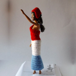 Robe de Marianne pour Barbie