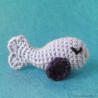Amigurumi poisson au crochet lilas