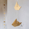 guirlande voiliers en papier