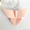papillon rose marque-place mariage origami