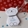 Marque-place Chat origami