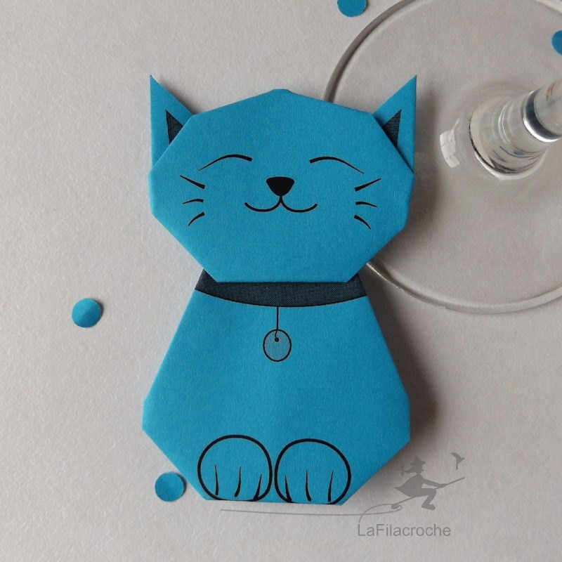 Marque-place Chat kawaii