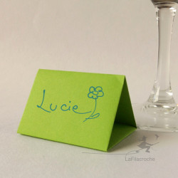 Marque-place Tente theme camping