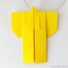 marque-place Kimono en papier