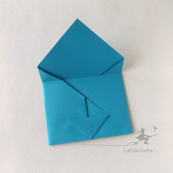 Enveloppe origami pour timbres