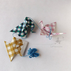 Guirlande origami en petite série