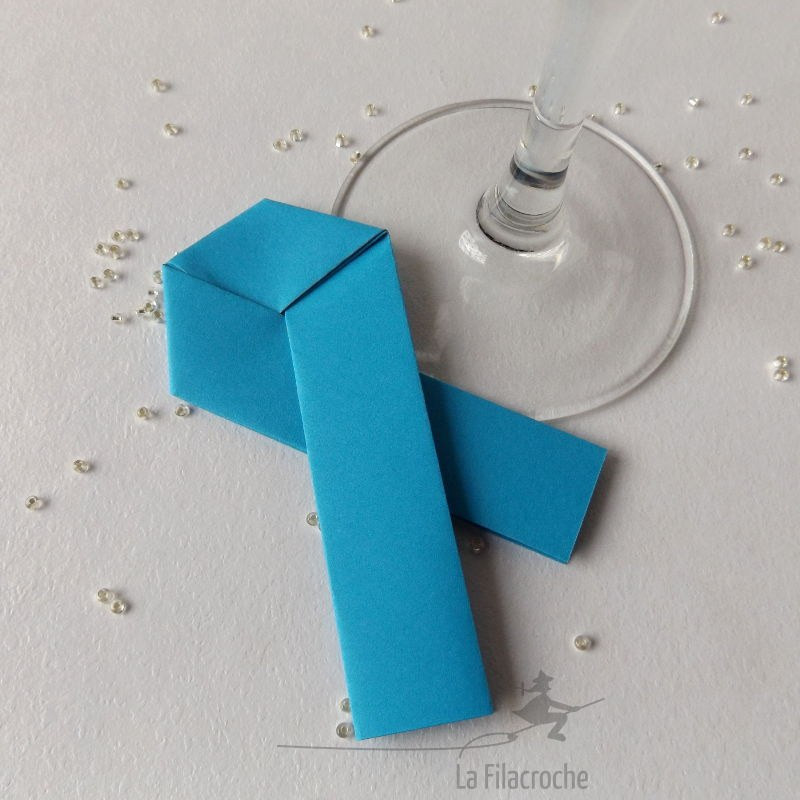 Marque-place ruban en papier