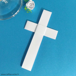 Marque-place Croix Latine en origami