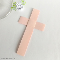 Marque-place Croix baptême