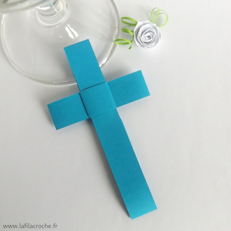 Marque-place Croix mariage