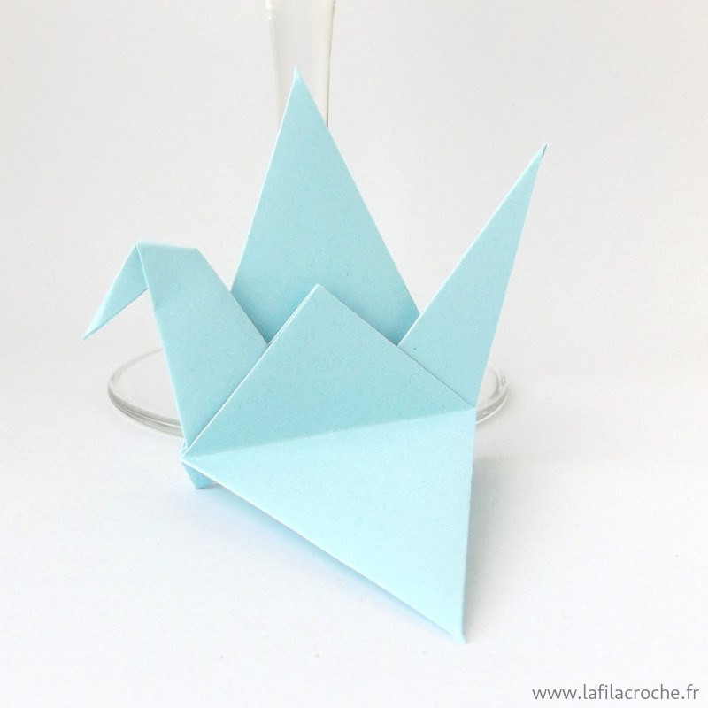 Marque-place grue baptême