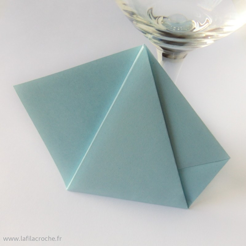 Marque-place pochette baptême