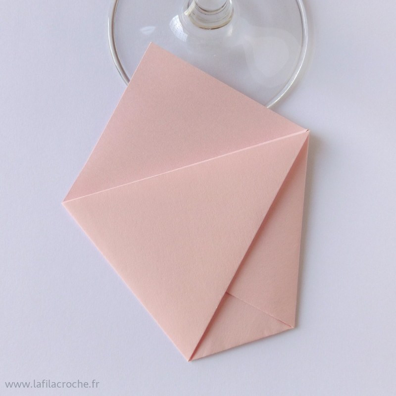 Marque-place pochette mariage