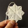 Suspension origami Carrétoile