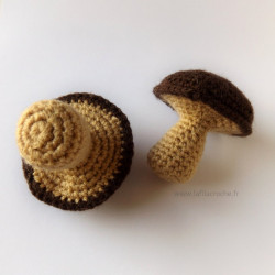 Champignon bolet amigurumi