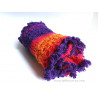 Echarpe femme au crochet multicolore