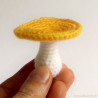 Amigurumi champignon russule au crochet