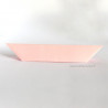 Marque-place forme trapèze rose clair