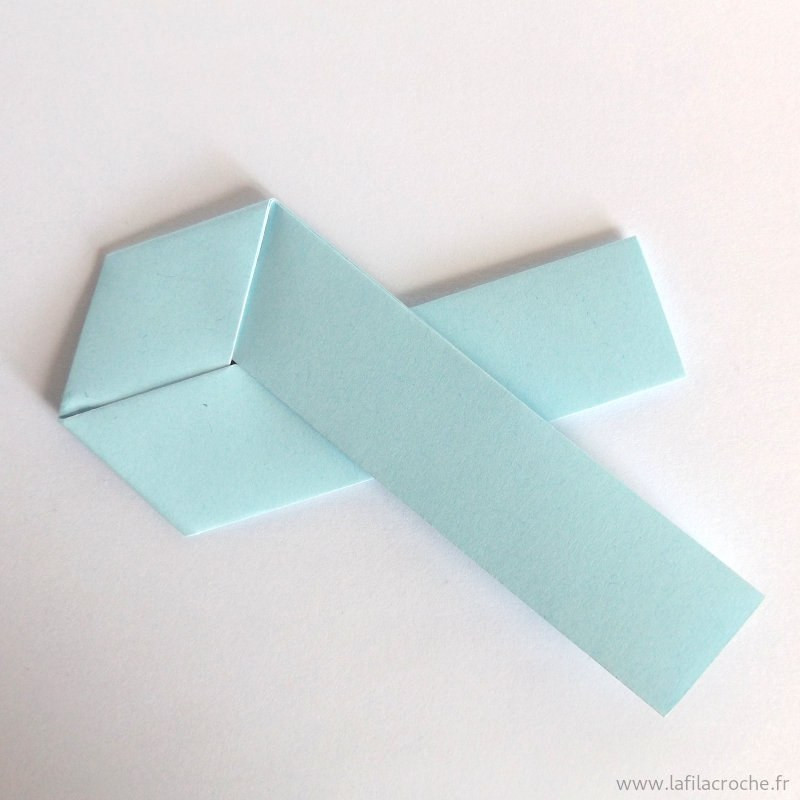 Marque-place ruban baptême