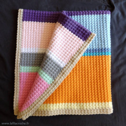 Couverture bébé au crochet