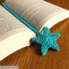 Marque-page étoile au crochet