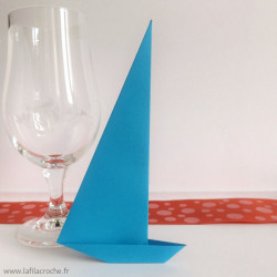 Marque-place Grande voile origami