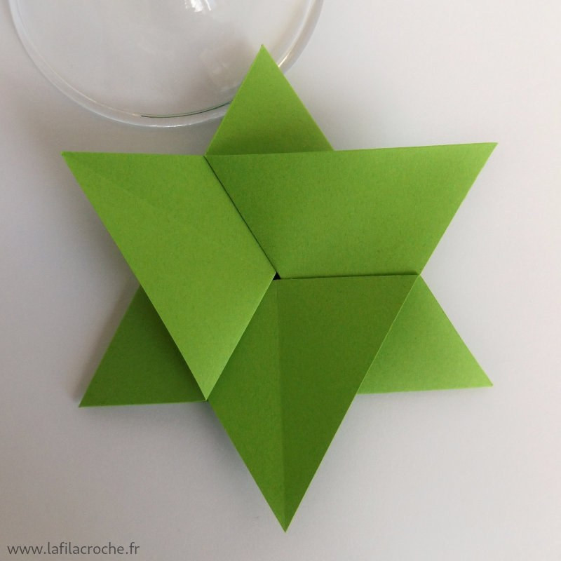 Marque-place étoile de david verte