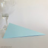 Marque-place triangle origami bleu ciel fait main