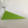 Marque-place triangle en papier vert