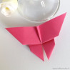 marque-place papillon en papier