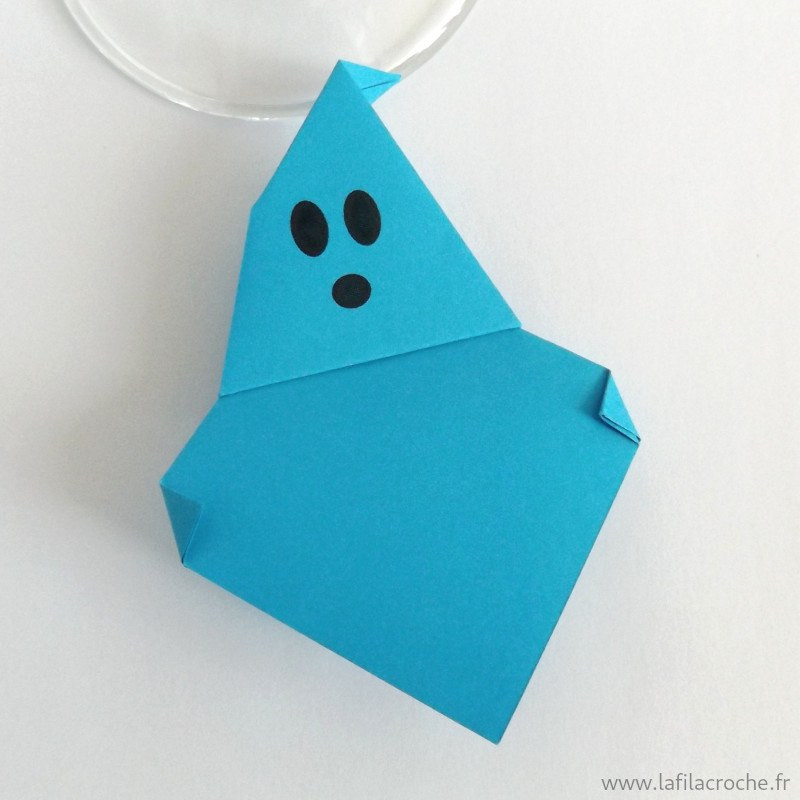 Marque-place fantôme en papier