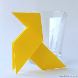 Marque-place cocotte fait main