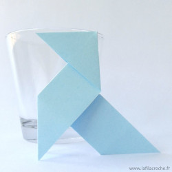 Marque-place cocotte baptême