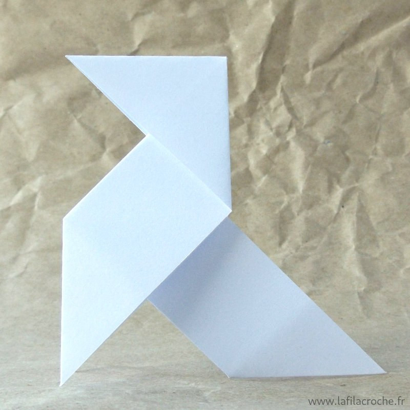 Marque-place cocotte blanche