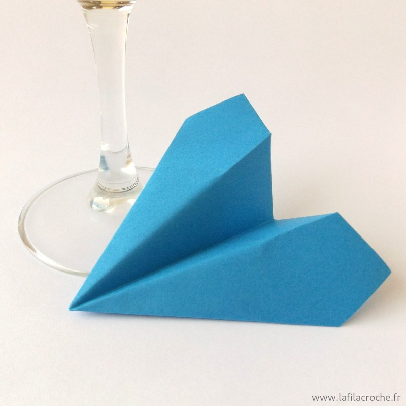 Marque-place avion origami