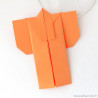 marque-place Kimono orange
