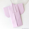 marque-place Kimono origami mauve