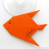 marque-place poisson rouge origami