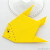 marque-place poisson original en origami
